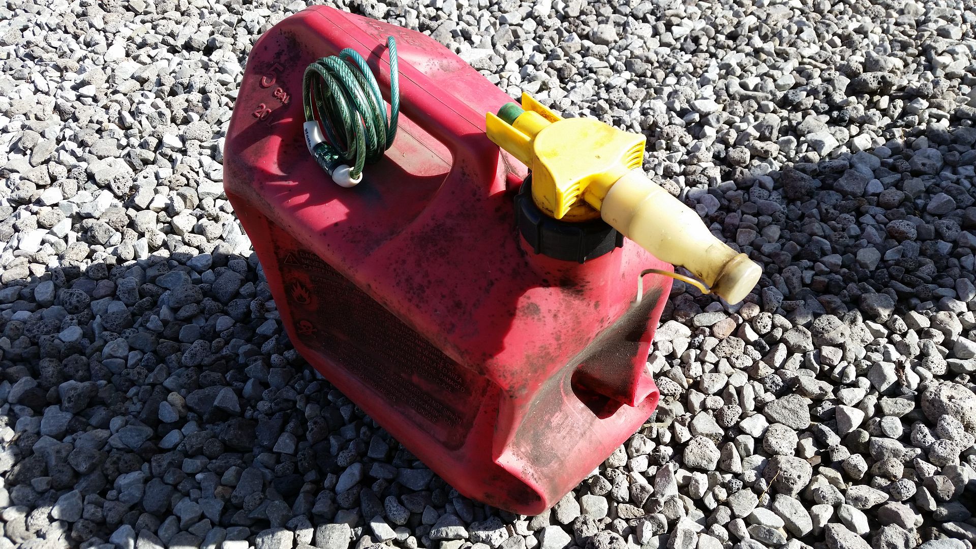 Patching hole in plastic gas can Lawn Care Forum